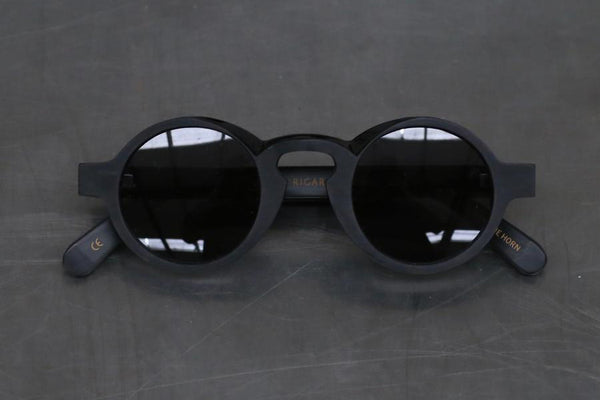 Rigards Black Matte Dark Gray Lens Glasses RG0060
